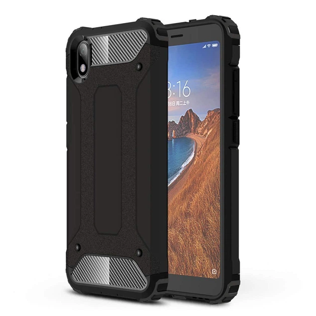 Чехол Guard для Xiaomi Redmi 7A бронированный бампер Immortal Black - Фото 1 Чехол Guard для Xiaomi Redmi 7A бронированный бампер Immortal Black - изображение 1