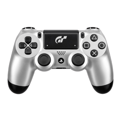 Геймпад Бездротовий Sony PlayStation 4 DualShock 4 Gran Turismo Sport Limited Edition Version 2 Silver Б/У - Фото 1 Геймпад Бездротовий Sony PlayStation 4 DualShock 4 Gran Turismo Sport Limited Edition Version 2 Silver Б/У - зображення 1