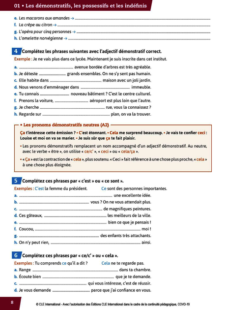 Pratique Grammaire. Livre B1. Corriges-Эвелин Сирежоль, Джованна Темпеста-Рено-(9782090389975) - изображение 8