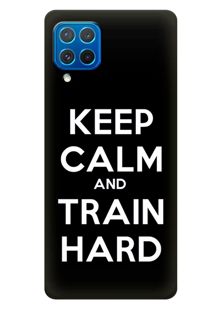Силиконовый чехол ПринтОК для Samsung Galaxy M62 - Keep Calm and Train Hard - Фото 1 Силиконовый чехол ПринтОК для Samsung Galaxy M62 - Keep Calm and Train Hard - изображение 1