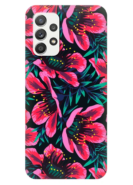 Силиконовый чехол ПринтОК для Samsung Galaxy A52 - Цветочки - Фото 1 Силиконовый чехол ПринтОК для Samsung Galaxy A52 - Цветочки - изображение 1