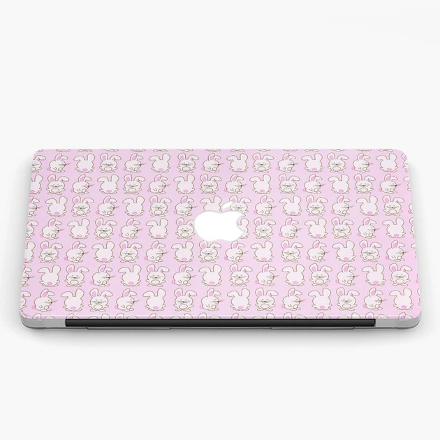 Чехол пластиковый для Apple MacBook Pro 16 A2141 Паттерн Зайки макбук про case hard cover (9772-2472) - изображение 2