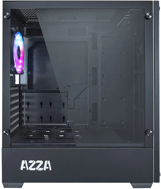 Obudowa AZZA APOLLO 430B DF2 Czarna - obraz 3