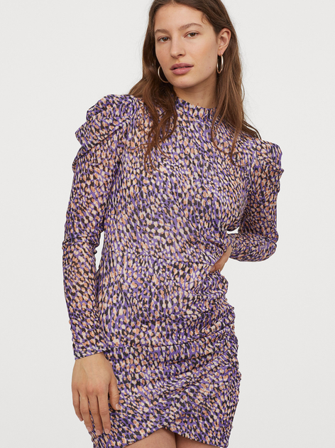 Сукня міні осіння жіноча H&M 0872707-1 M Фіолетова від Rozetka на платформі USKIDKA Акція на Сукня міні осіння жіноча H&M 0872707-1 M Фіолетова від Rozetka