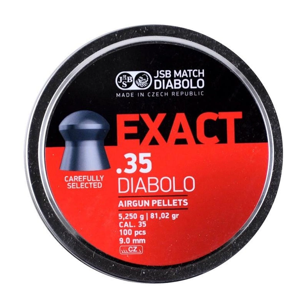 Кулі JSB Diabolo EXACT 9,00 mm. 100шт. 5,250 р. - зображення 1
