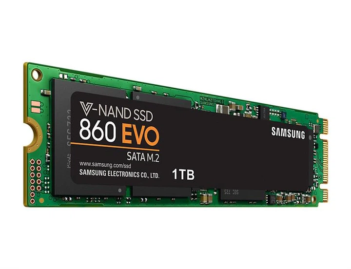Накопитель SSD 1TB Samsung 860 EVO M.2 2280 SATAIII MLC (MZ-N6E1T0BW) - изображение 5