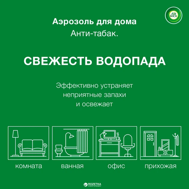 Аерозольний освіжувач повітря Air Wick Свіжість водоспаду 240 мл (3059943016491) - зображення 3