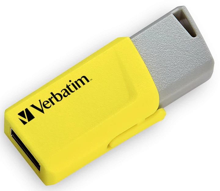 Флеш пам'ять Verbatim Store’n’Click 3Х USB 3.2 16 GB Red/Blue/Yellow (23942493068) - зображення 4