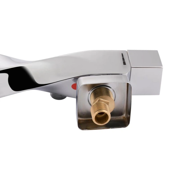 Змішувач для душу Qtap Zkrouceny термостатичний QTZKR40T105C Chrome - зображення 4