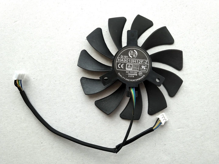 Вентилятор ONG HUA для видеокарты MSI Inno3D HA9010H12F-Z (HA9010H12SF-Z HA9010H12SB-Z) (№111.1) - изображение 2