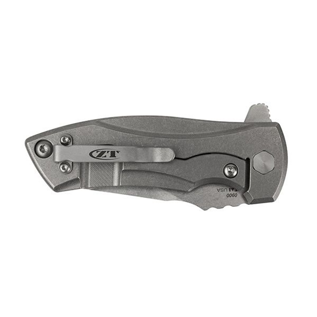 Ніж складаний кишеньковий Zero Tolerance ZT0900 (Frame lock, 69/168 мм, сірий) - зображення 2