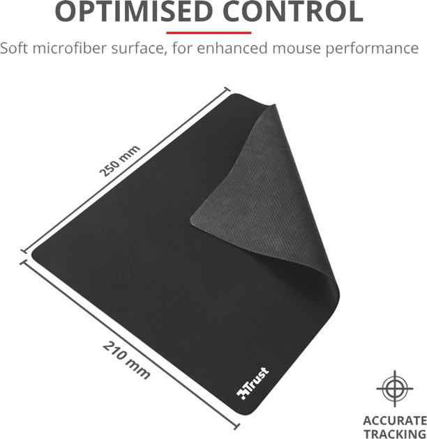 Игровая поверхность Trust Mouse Pad M (TR24193) - изображение 4