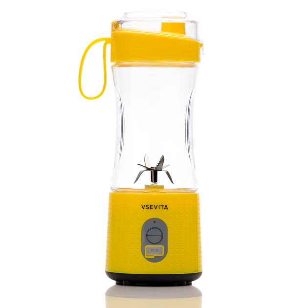 Портативный блендер VSEVITA BL-12 PRO Желтый (10022290) – фото, отзывы ...