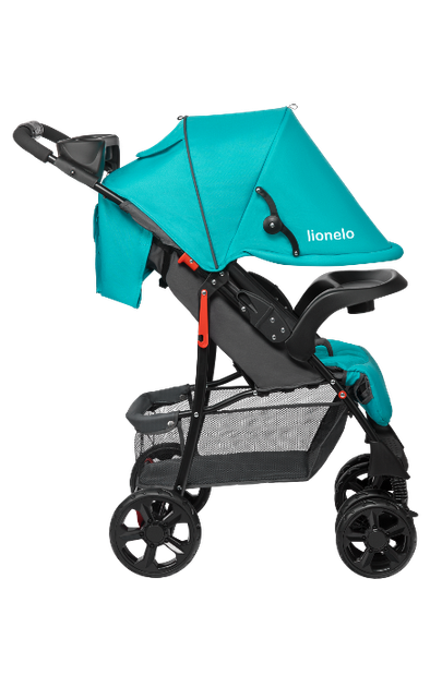 Прогулянковий візок EMMA PLUS VIVID TURQUOISE Lionelo 000148500 - зображення 3