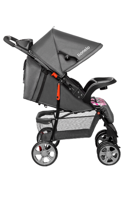 Коляска прогулочная EMMA PLUS PINK SCANDI Lionelo (det0004342) - изображение 4