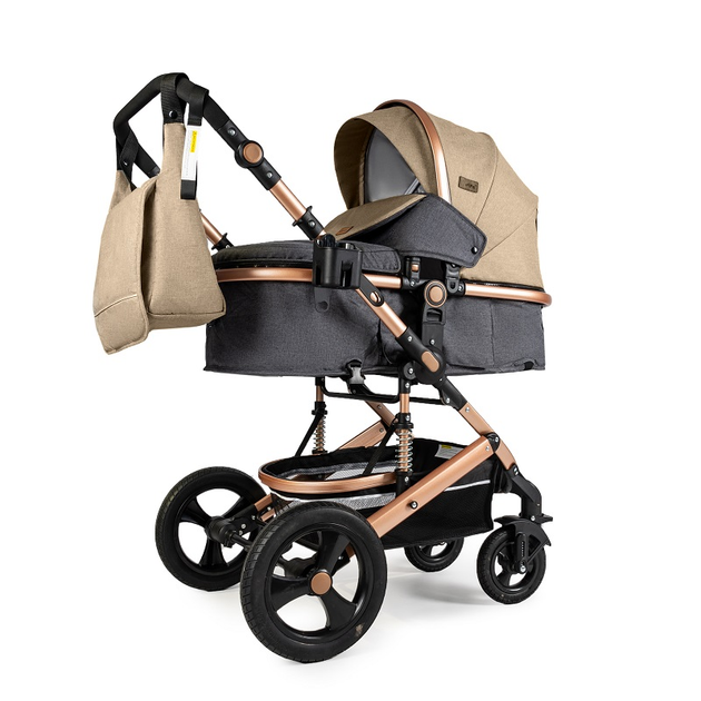 Універсальна коляска трансформер 2в1 Ninos Brava New, Beige - изображение 2