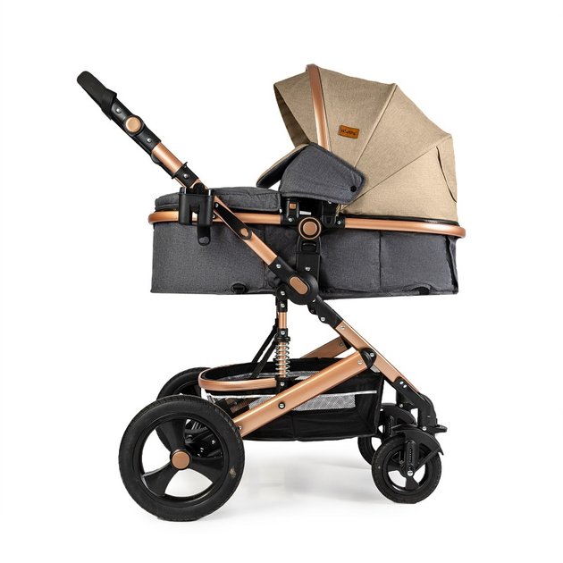 Універсальна коляска трансформер 3в1 Ninos Brava New, Beige - изображение 3
