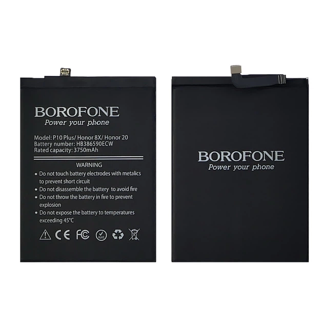Аккумулятор Borofone HB386589(90)ECW для Huawei Mate 20 Lite/ P10 Plus/ Honor 8X/ Honor 20 - Фото 1 Аккумулятор Borofone HB386589(90)ECW для Huawei Mate 20 Lite/ P10 Plus/ Honor 8X/ Honor 20 - изображение 1
