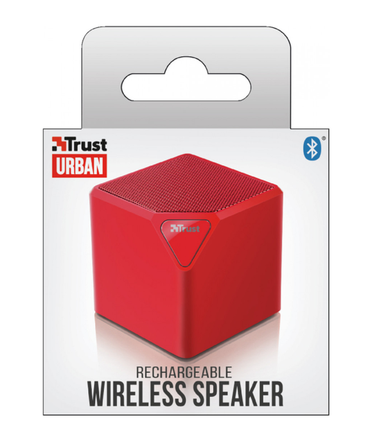 Портативна акустика Trust Ziva Wireless Bluetooth Speaker (21717) Червоний - изображение 7