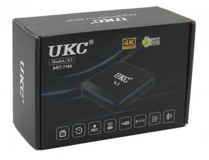 Смарт ТВ-приставка UKC X3 S905W c Bluetooth (4/32 Gb) - изображение 5