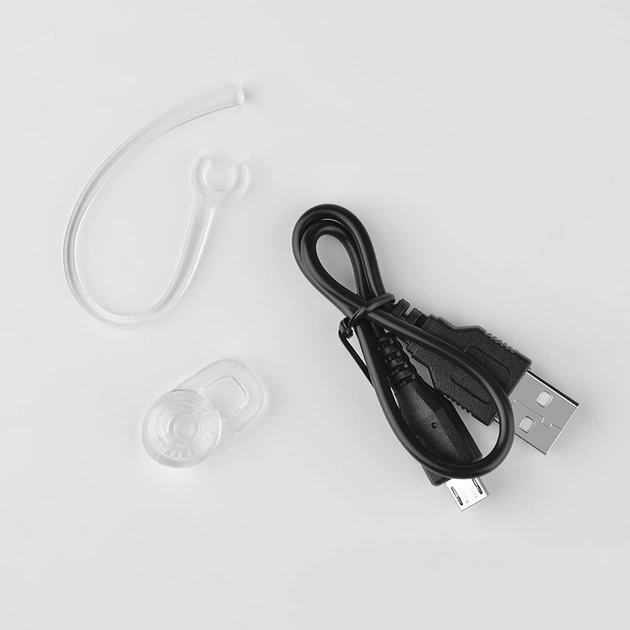Bluetooth-гарнітура Hoco E17 Master mini Metal Grey - Фото 6 Bluetooth-гарнітура Hoco E17 Master mini Metal Grey - зображення 6