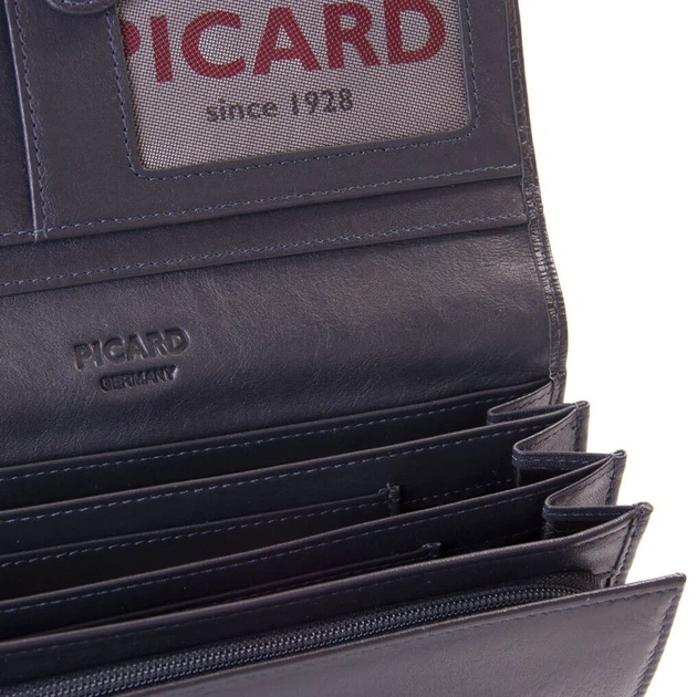 Кошелек женский кожаный синий Picard 8400 ozean - изображение 5