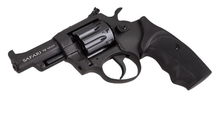 Револьвер під патрон Флобера Safari 431 Black, пластик - зображення 1