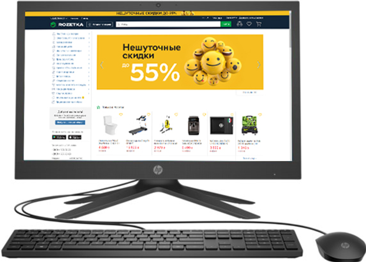 Моноблок HP AiO 21-b0008ua (3F8B6EA) Black – фото, відгуки ...