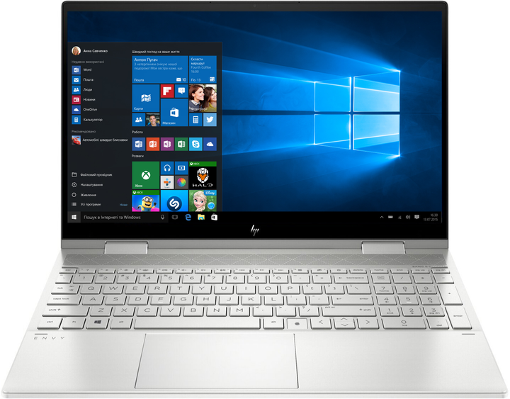 Ноутбук HP Envy x360 Convertible 15-ed1000ur (37B49EA) Natural Silver ...