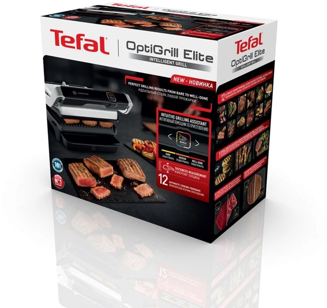 Гриль Tefal OptiGrill Elite GC750D30 - зображення 15
