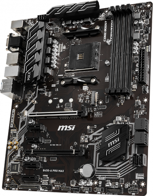 Материнская плата MSI B450-A Pro Max (sAM4, AMD B450, PCI-Ex16) – фото ...