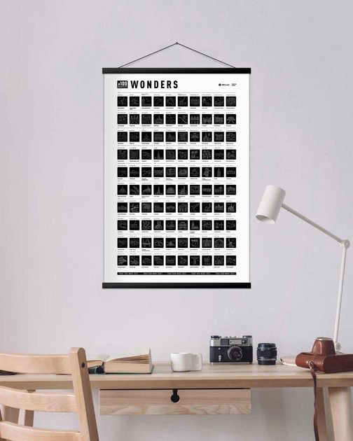 Plakat-zdrapka 1DEA.me #100 BucketList Wonders 100W (4820191130876) - obraz 15