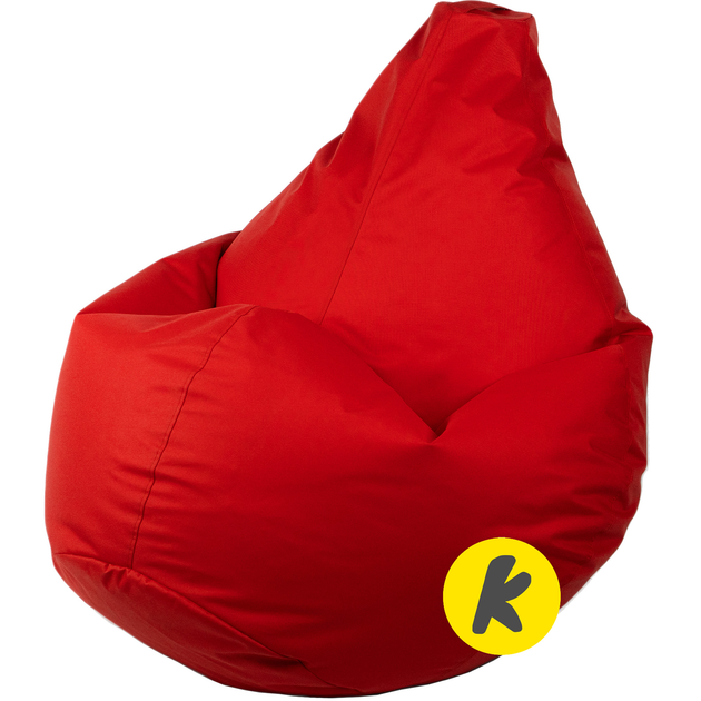 Кресло Груша Kmeshok 130/90 см Красный - зображення 1