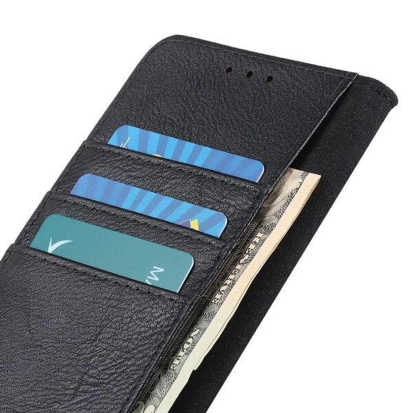 Чехол-книжка с застежкой KHAZNEH Wallet Cover для Xiaomi Redmi Note 10 / Note 10s / Poco M5s - Black - изображение 6