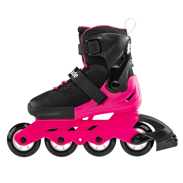 Детские ролики Rollerblade Microblade Black/Neon Pink 2021 33-36.5 (20807-20809 - 20809) - изображение 3