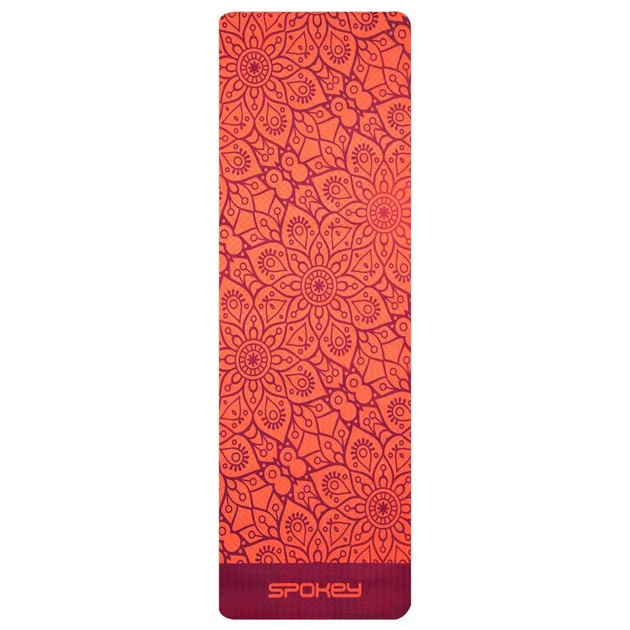 Коврик для йоги и фитнеса Spokey Mandala Коралловый (926051) - Фото 2 Коврик для йоги и фитнеса Spokey Mandala Коралловый (926051) - изображение 2