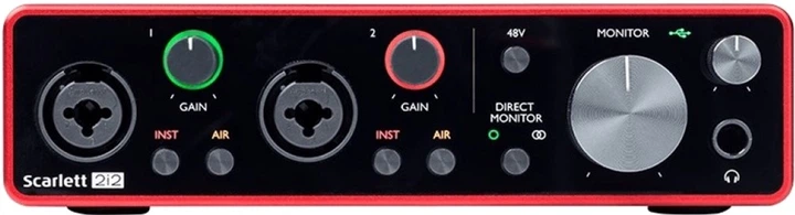 Аудиоинтерфейс Focusrite Scarlett 2i2 3rd Gen (228804) – фото