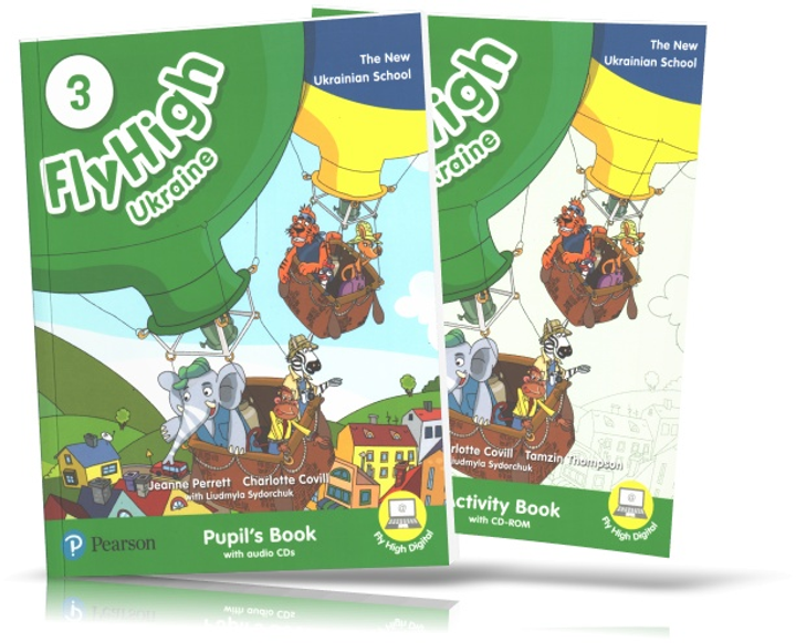Книга Fly High 3 UKRAINE Edition, Pupil'S Book + Activity Book.