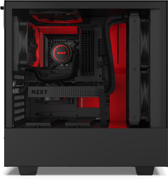 Корпус NZXT H510 Matte Black-Red (CA-H510B-BR) - зображення 15