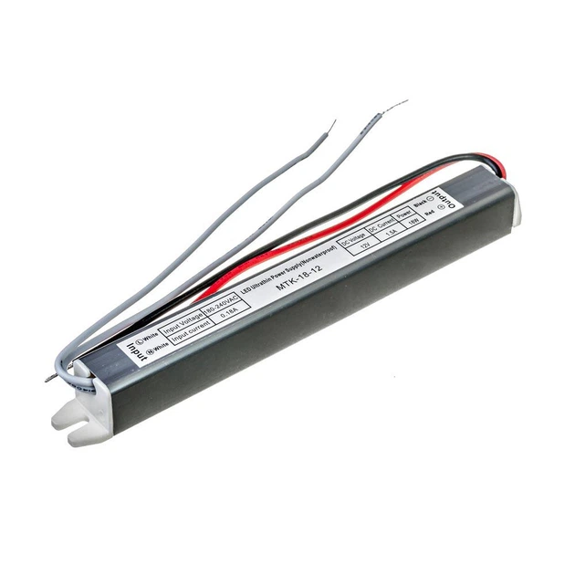 Блок живлення 12V SLIM/1.5 A 18 Вт негерметичний - зображення 3