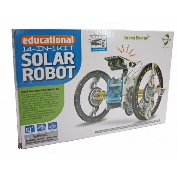 Робот-конструктор SOLAR ROBOT 14 в 1 на солнечных батареях - Фото 6 Робот-конструктор SOLAR ROBOT 14 в 1 на солнечных батареях - изображение 6
