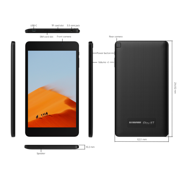 Планшет Alldocube iPlay 8T 8.0" 3/32Gb 5500 мАч Black - изображение 2