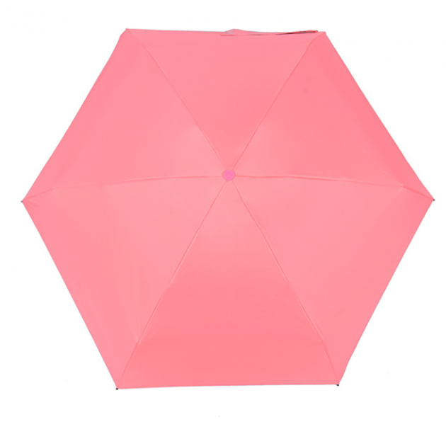 Міні-парасолька UMBRELLA в чохлі - капсулі рожевий - 93371587819 - зображення 3
