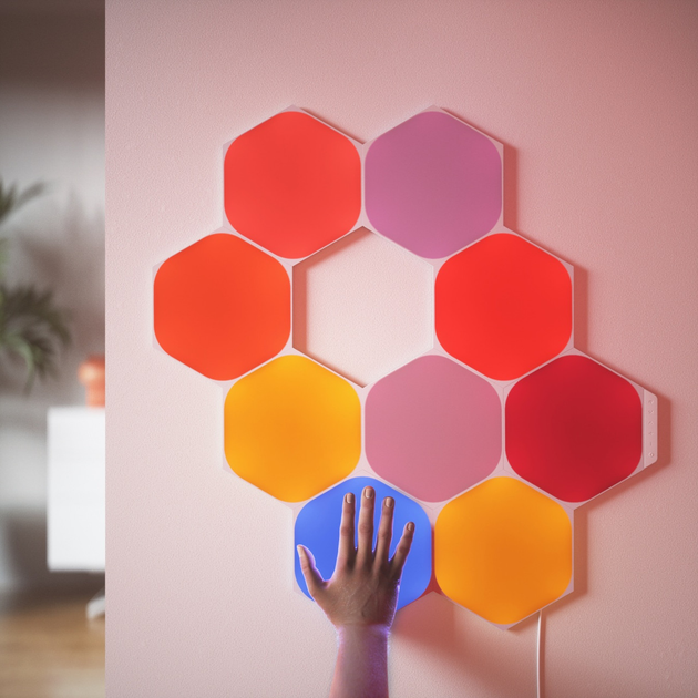 Nanoleaf Shapes Hexagons スマータキット Nanoleaf Shapes Hexagons – Omnidesk