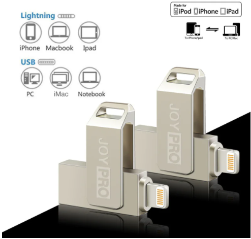 USB флеш накопитель JOY PRO Lightning Dual USB 3.1 32GB Флешка для телефона - изображение 6