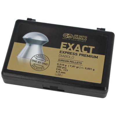Кульки JSB Exact Express Premium, 4,52 мм , 0,51 г, 200 шт/уп (10257-200) - зображення 1