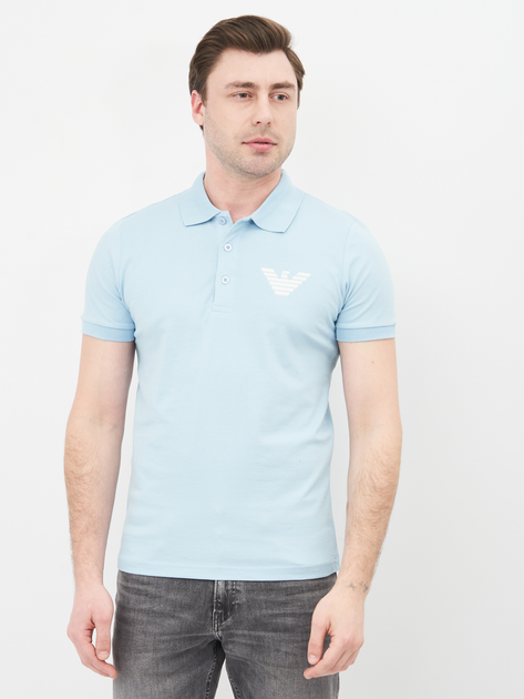 Поло Emporio Armani 10673.3 2XL (52) Голубое - изображение 1