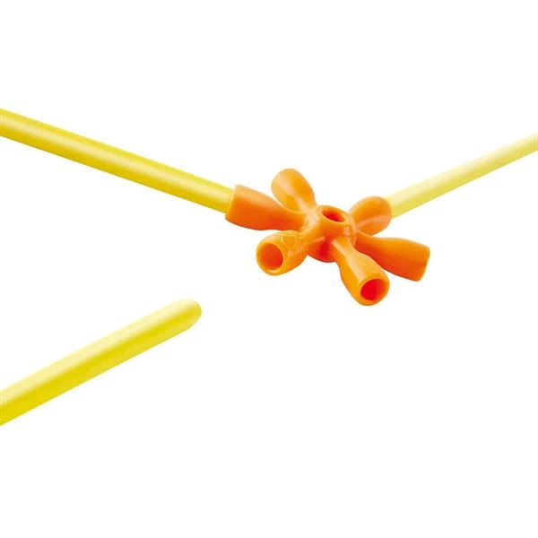 Контурный конструктор Hape Flexistix Кран 94 детали бамбуковый (E5562) - изображение 5