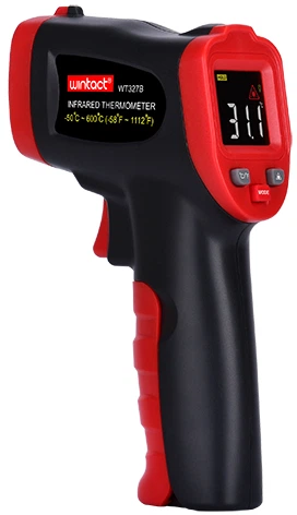Безконтактний інфрачервоний пірометр Wintact -50-600 °C, 12:1, EMS = 0.1-1