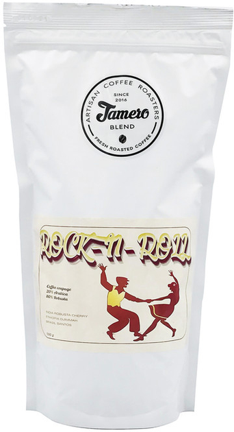 Акція на Кава зернова свіжообсмажена Jamero Rock'n'Roll 1 кг від Rozetka